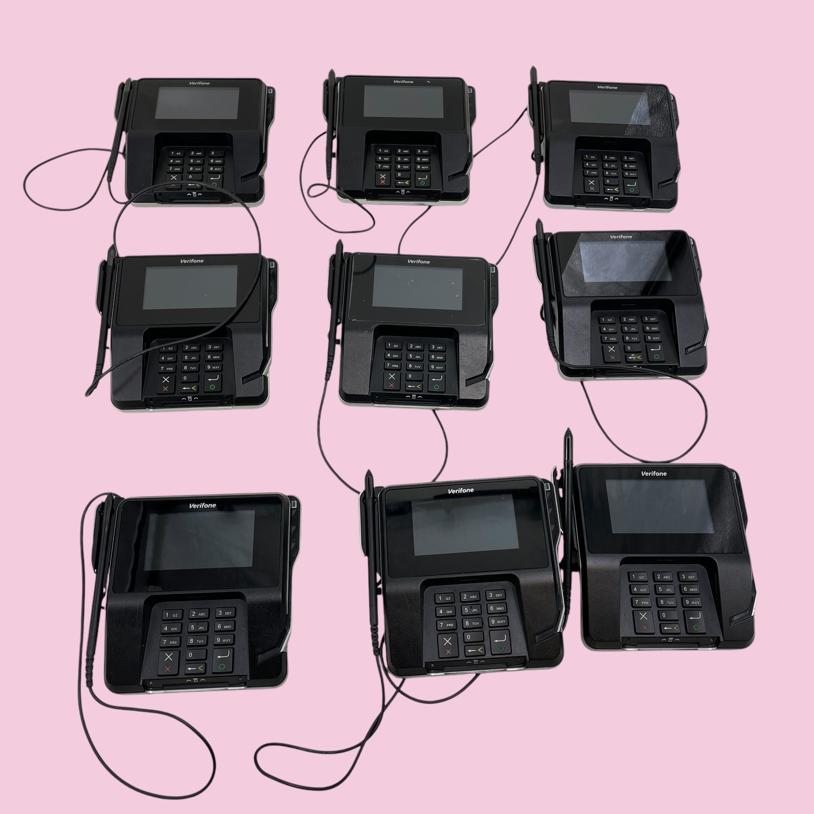 LOT OF 9 VeriFone Model MX915 Terminal Machine Credit Card Terminal #L5695