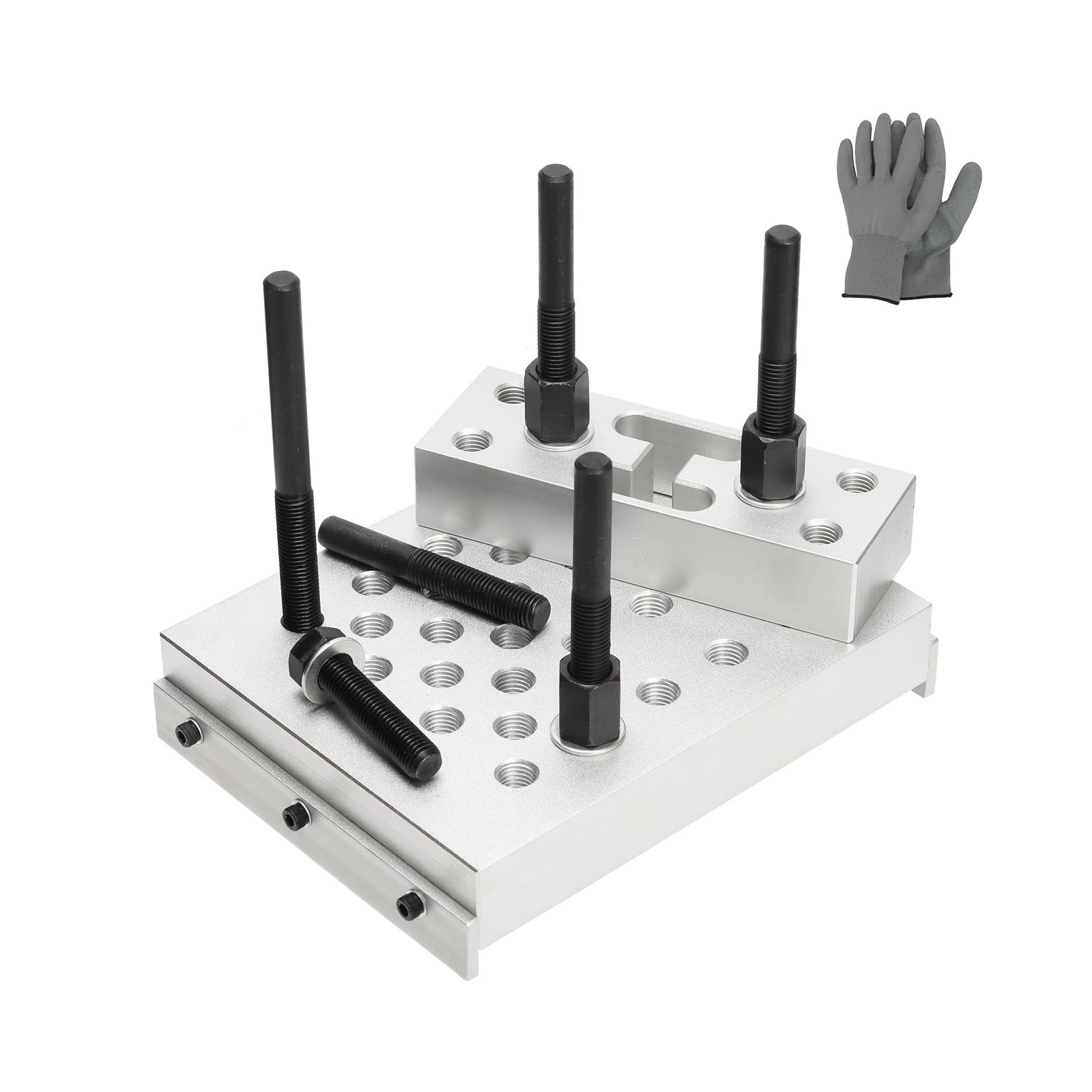 Universal Drill Press Support Block Plate Tool Set Kit, 30 Ton – Bearing a
