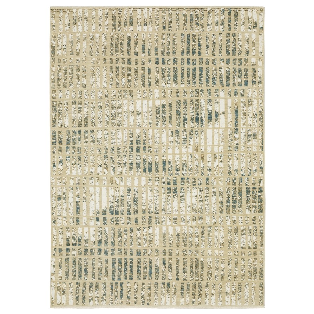 Oriental Weavers Reed Area Rug RE12W Casual Ivory Geometric