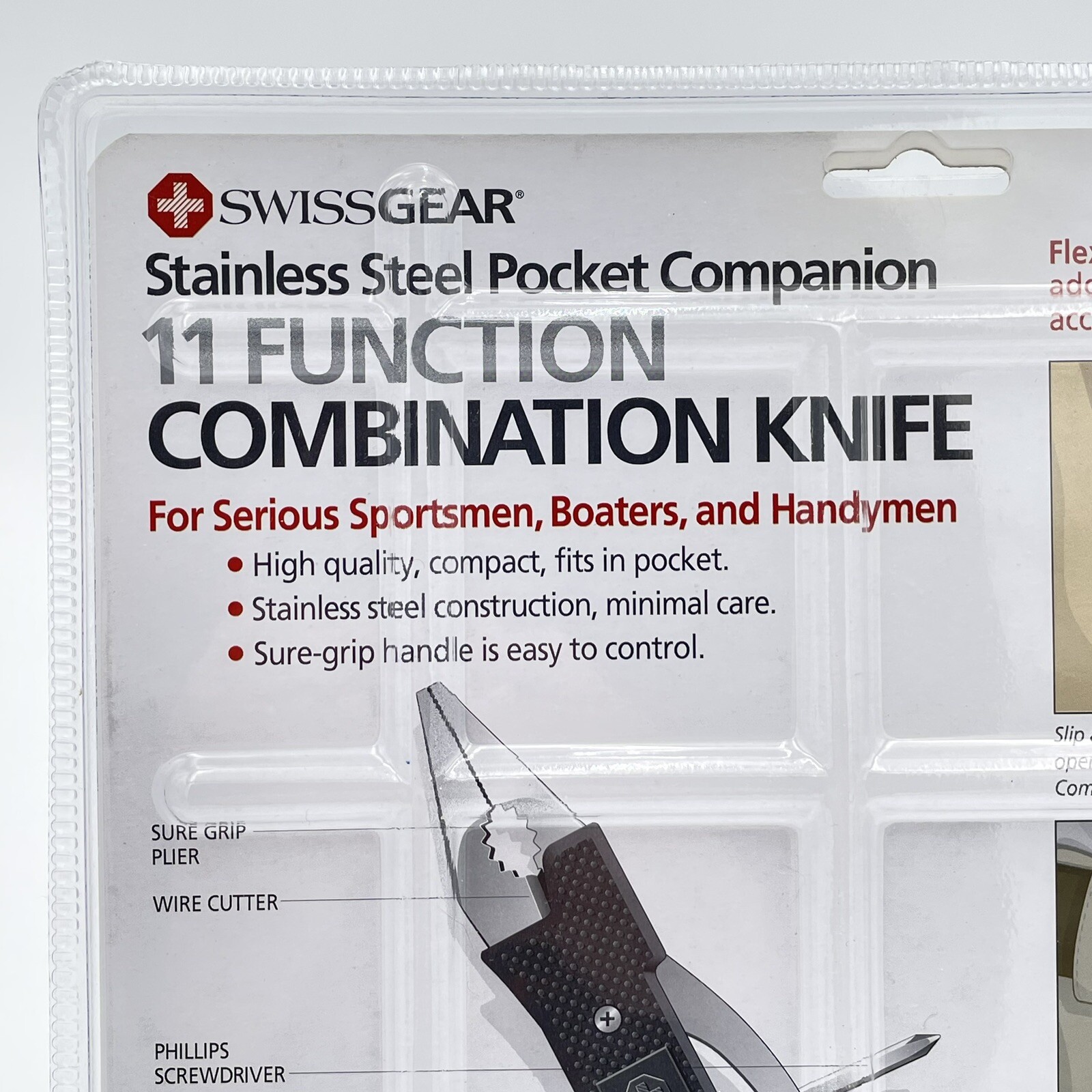 Swissgear 11 Function Knife/Multitool NEW SEALED #175 w carry case