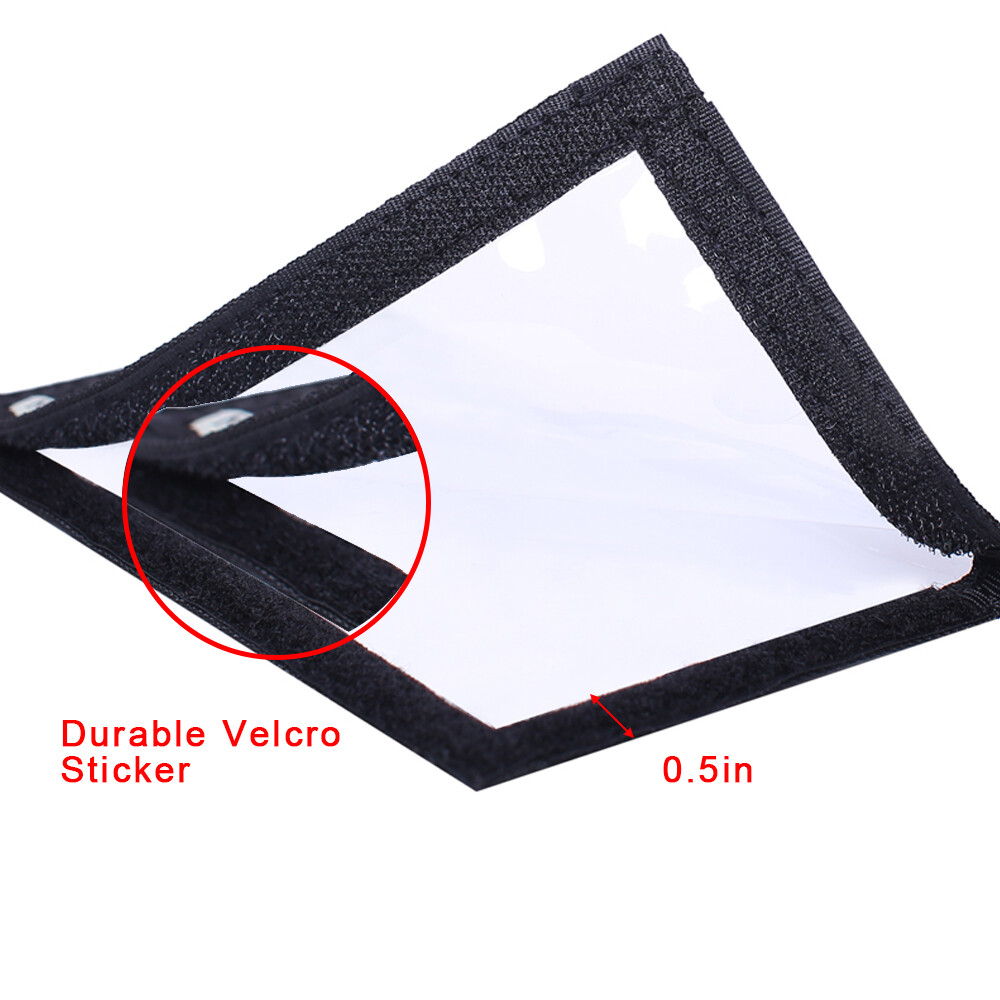 Kylebooker Lure Wraps Two Sizes PVC Clear Window includes 4 Lure Wraps