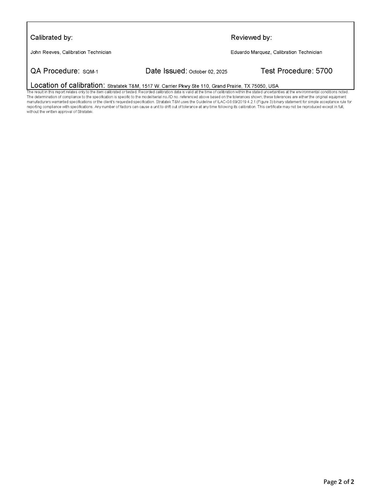 Fluke 5700A Multifunction Calibrator NIST Traceable Calibrated