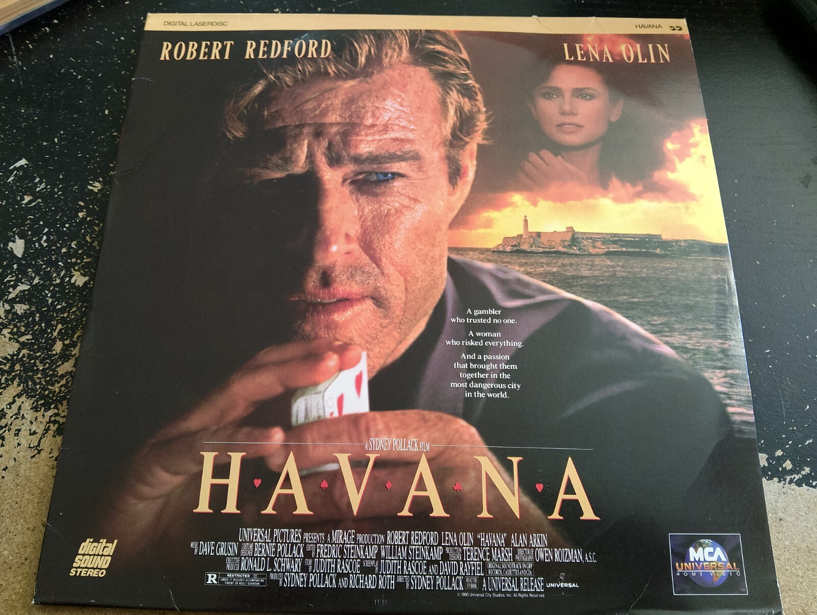 Laserdisc Movie Havana Robert Redford Lena Olin