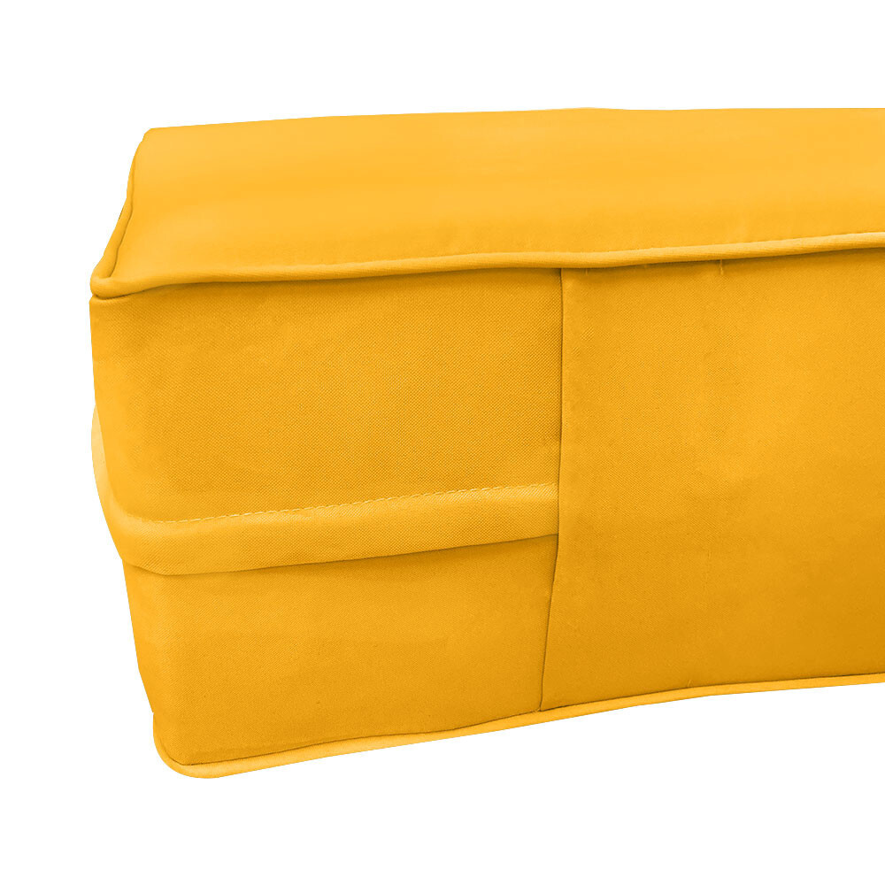 |SLIPCOVER ONLY|S3 Daybed Mattress Bolster Backrest Covers Piped Trim AD108