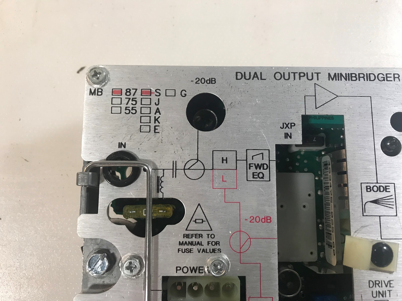 General Instrument MB87S/XGAX/LXX/XXX-XX-NXX-XXXE Line Extender Amplifier