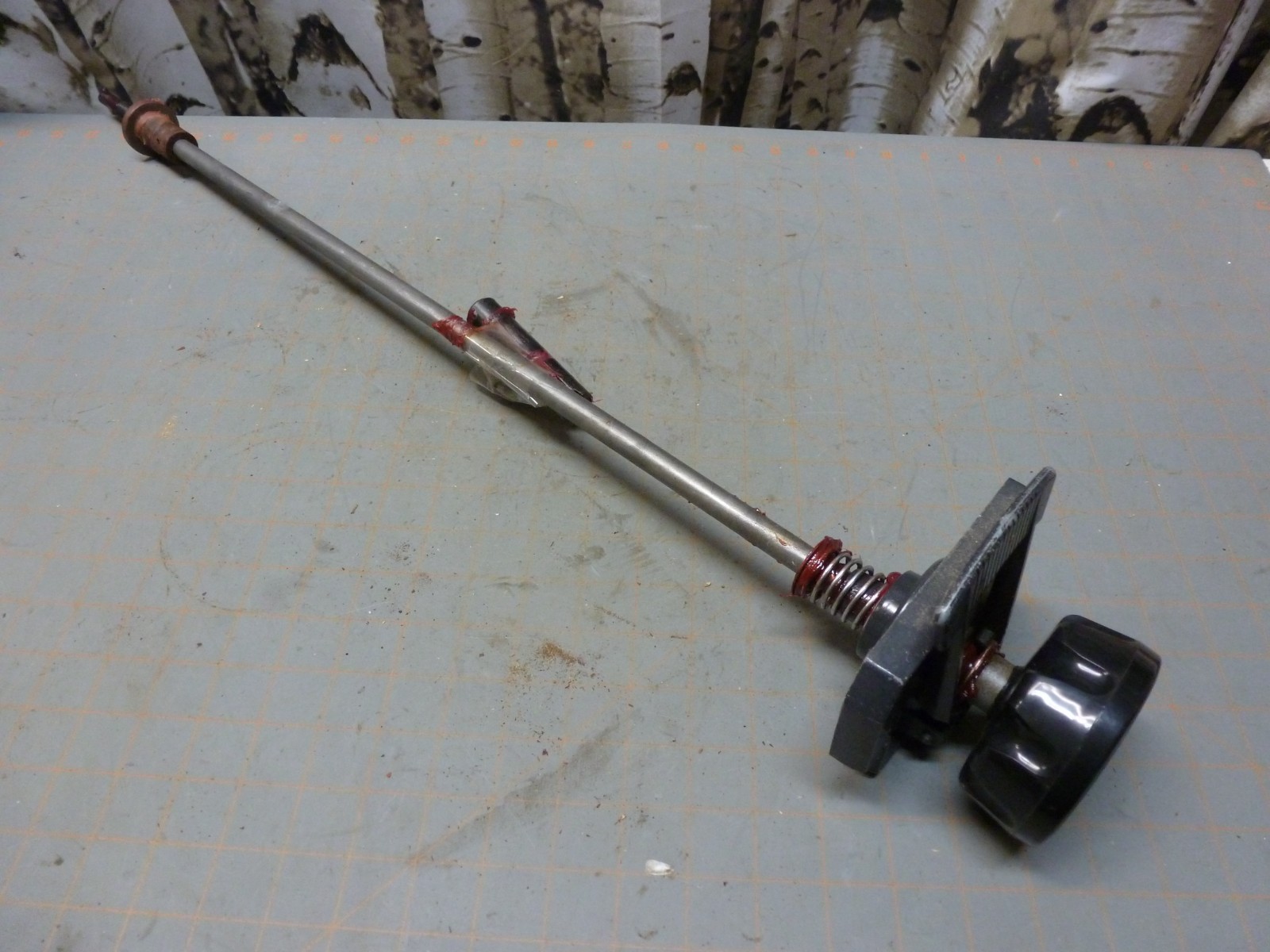Genuine Used Craftsman Arm Lock Knob, Rod & Pin For 12" Radial Arm Saw 113.23301