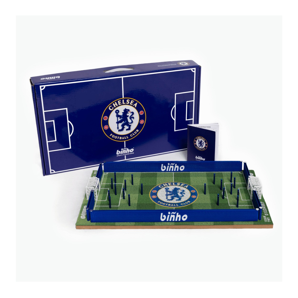 Binho Board Chelsea Edition 2 Player Tabletop Pinball Soccer Game