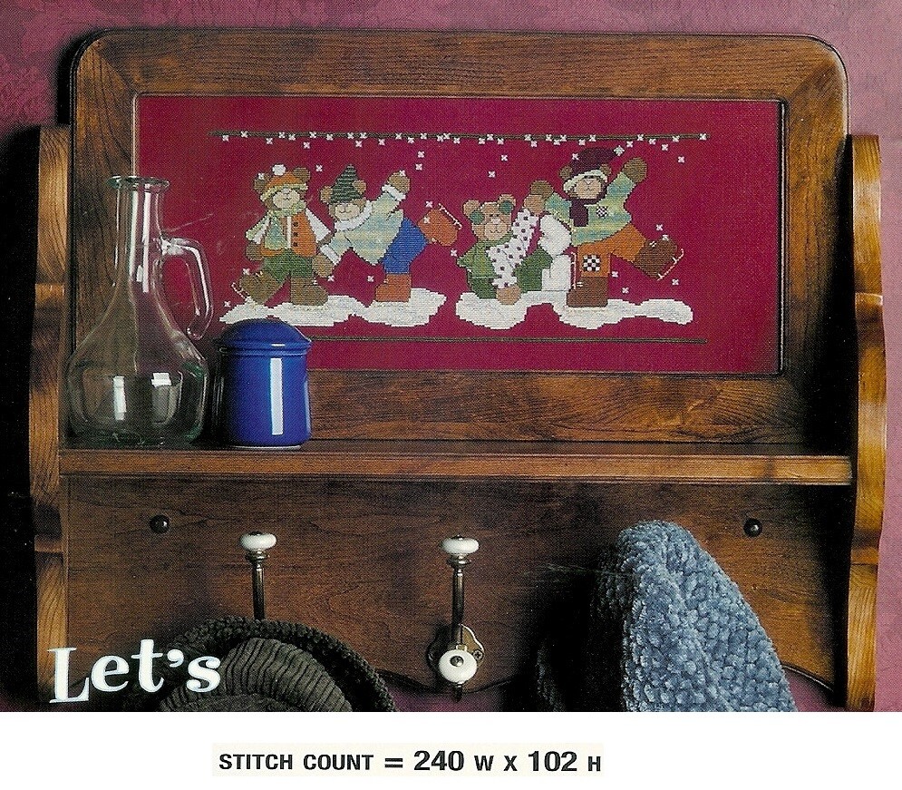 LET'S SKATE   CROSS  STITCH  PATTERN  ONLY  PY - EEYP