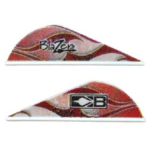 Bohning Red Rusted Flame Blazer Vane 36 Pack
