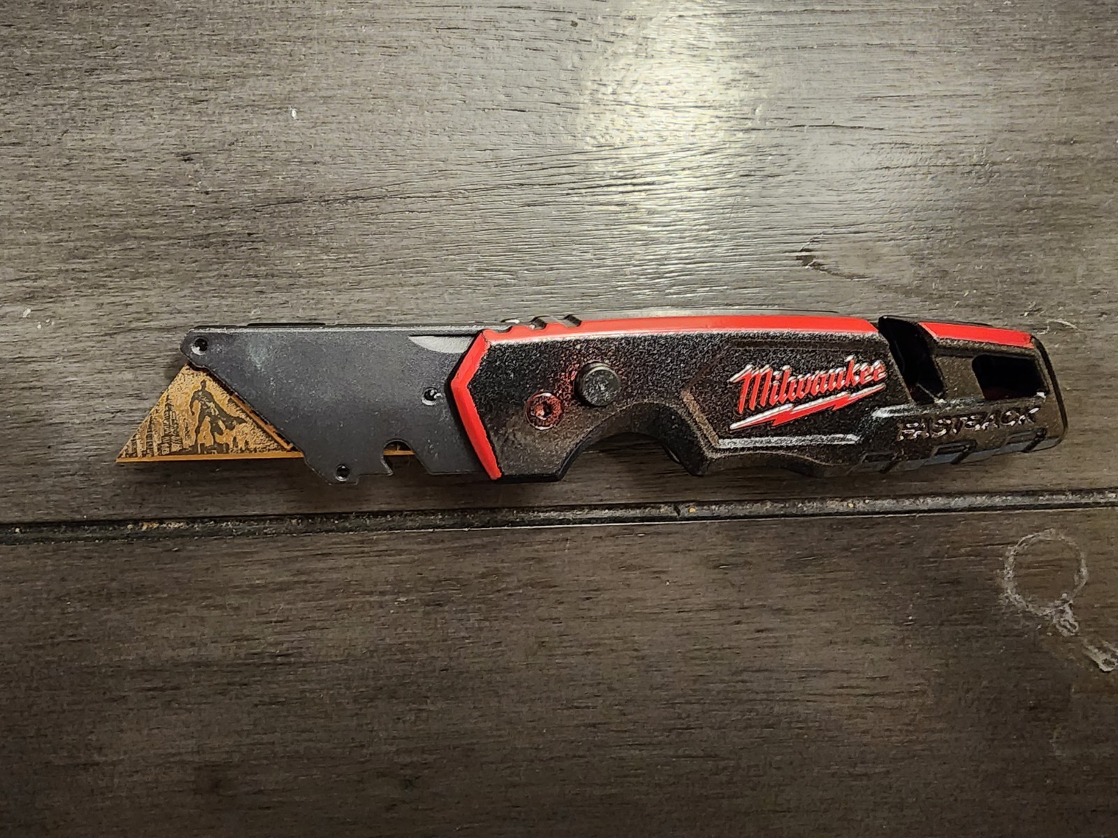 Custom Powder Coated Milwaukee Fastback With Custom Laser Engraved Blade