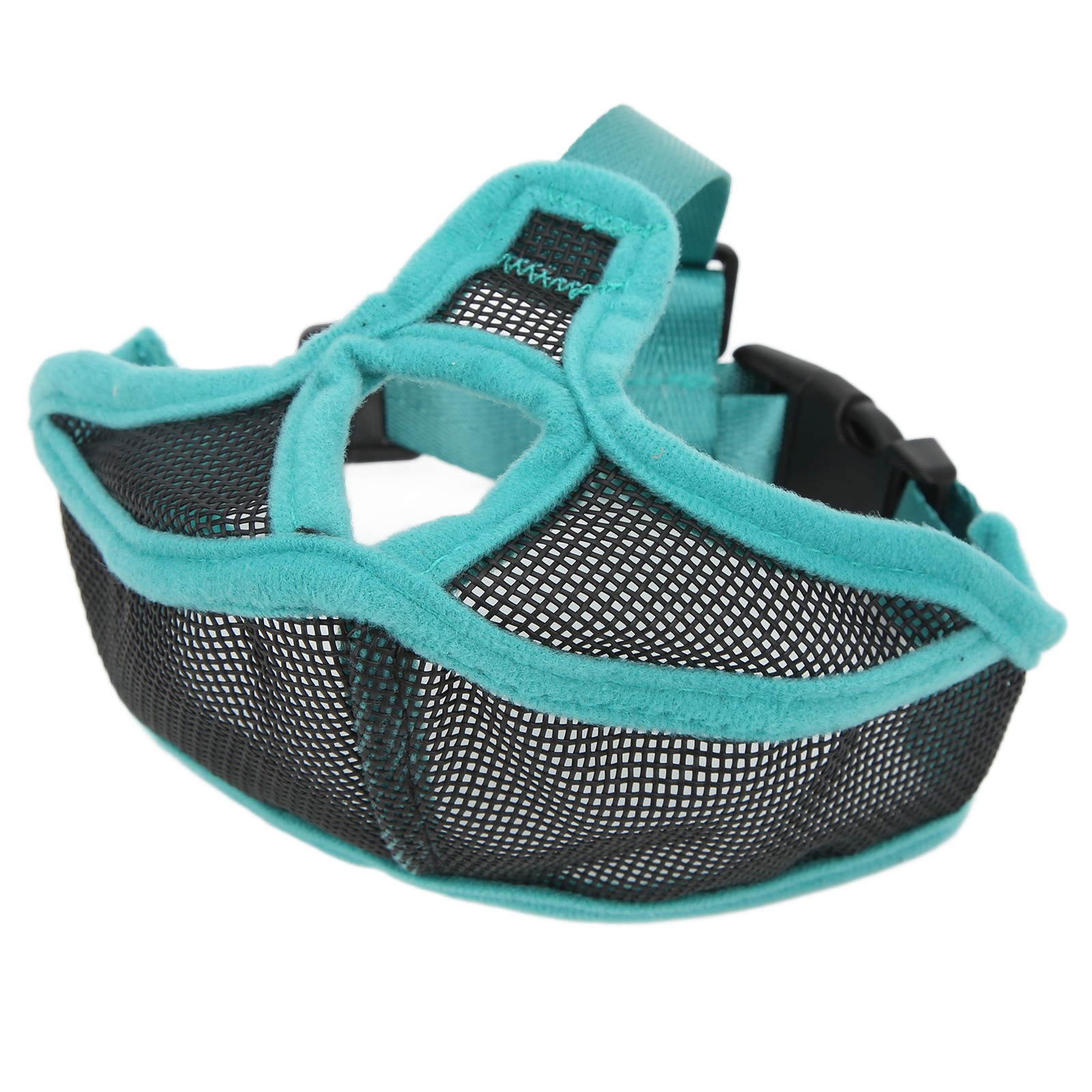 Short Snout Dog Muzzle Mesh Adjustable Breathable Anti Biting Bulldog