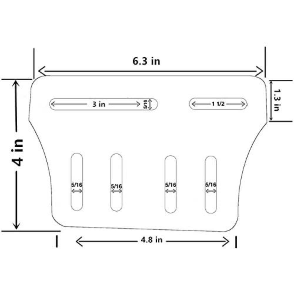 2-Piece Bed Frame Brackets Adapter with Hardware for Headboard Extra Heavy Duty