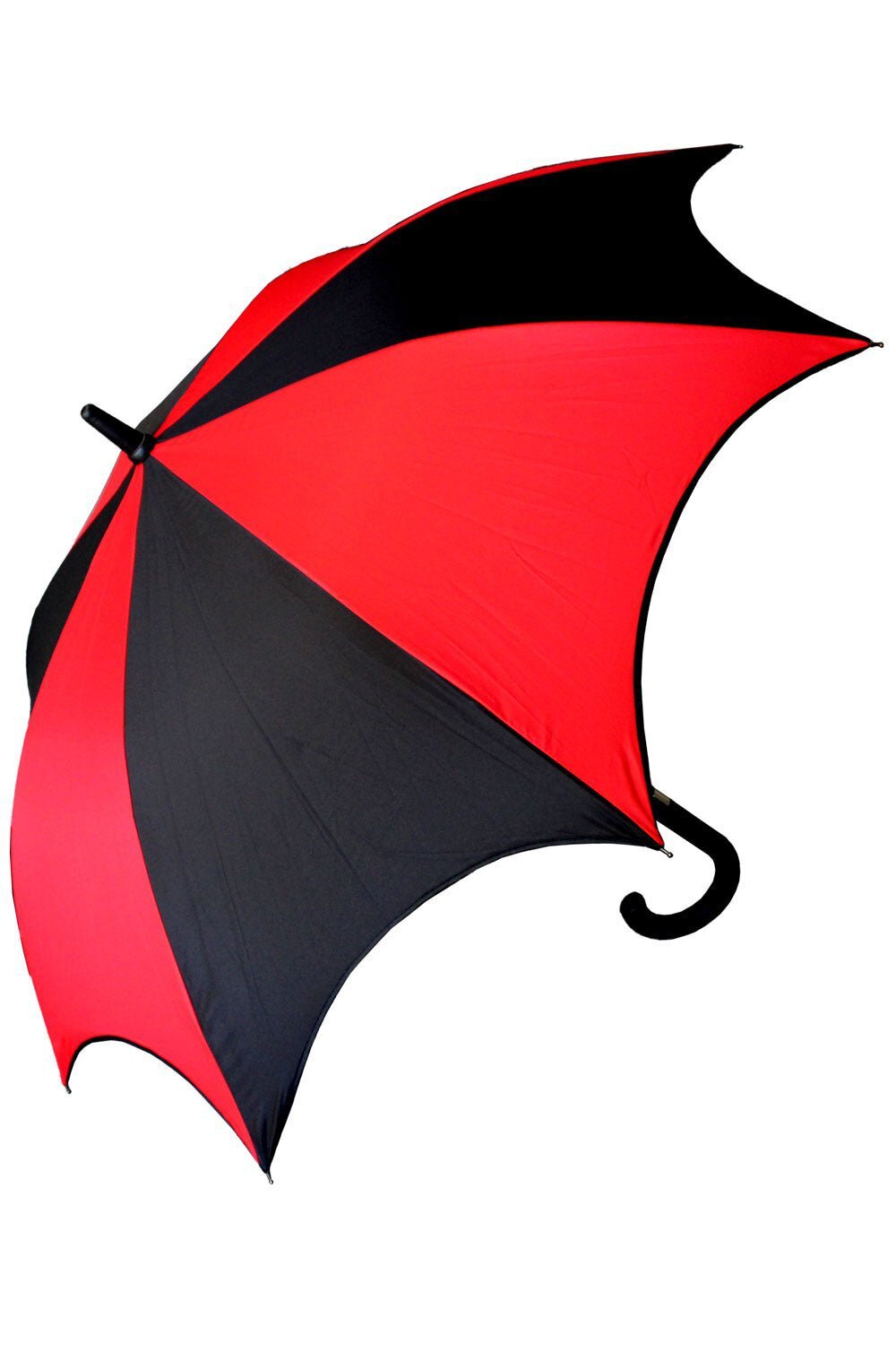 Funeral Procession Umbrella [BLACK/RED] Goth Emo Punk