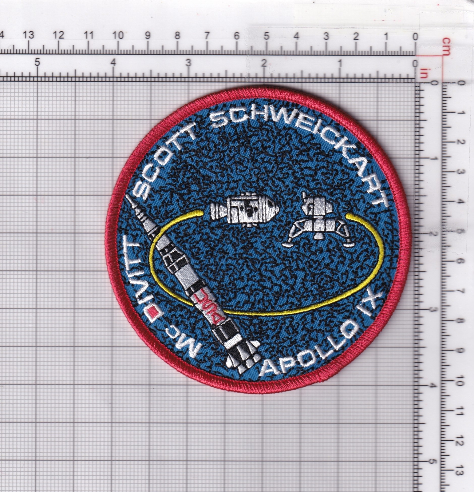 Apollo 9 Patch – Sew On, 4"