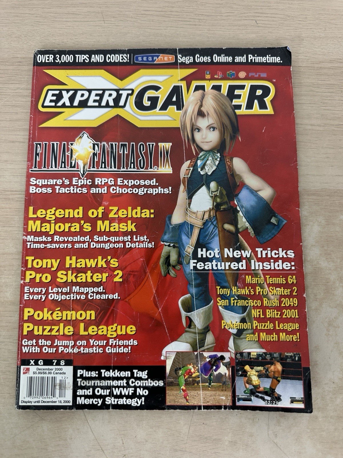 Expert Gamer Magazine #78, December 2000: Final Fantasy IX Cover, Zelda, Pokemon
