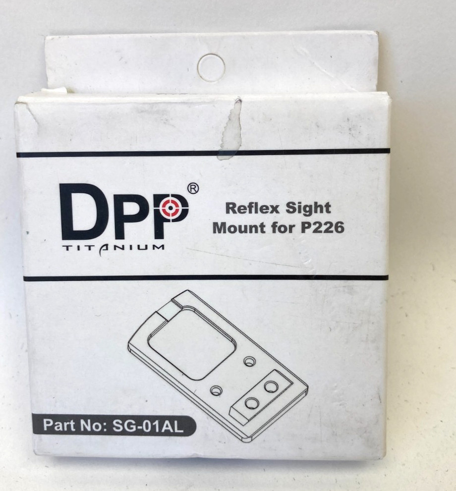 Dpp Titanium  Reflex Sight Mount  for Sig P226 Part# SG-01AL