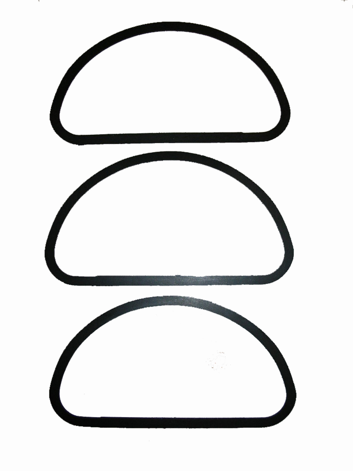 Tri Power Air Cleaner Gasket Holley Mopar Chrysler 3X2 340 440 6 PACK G43-M
