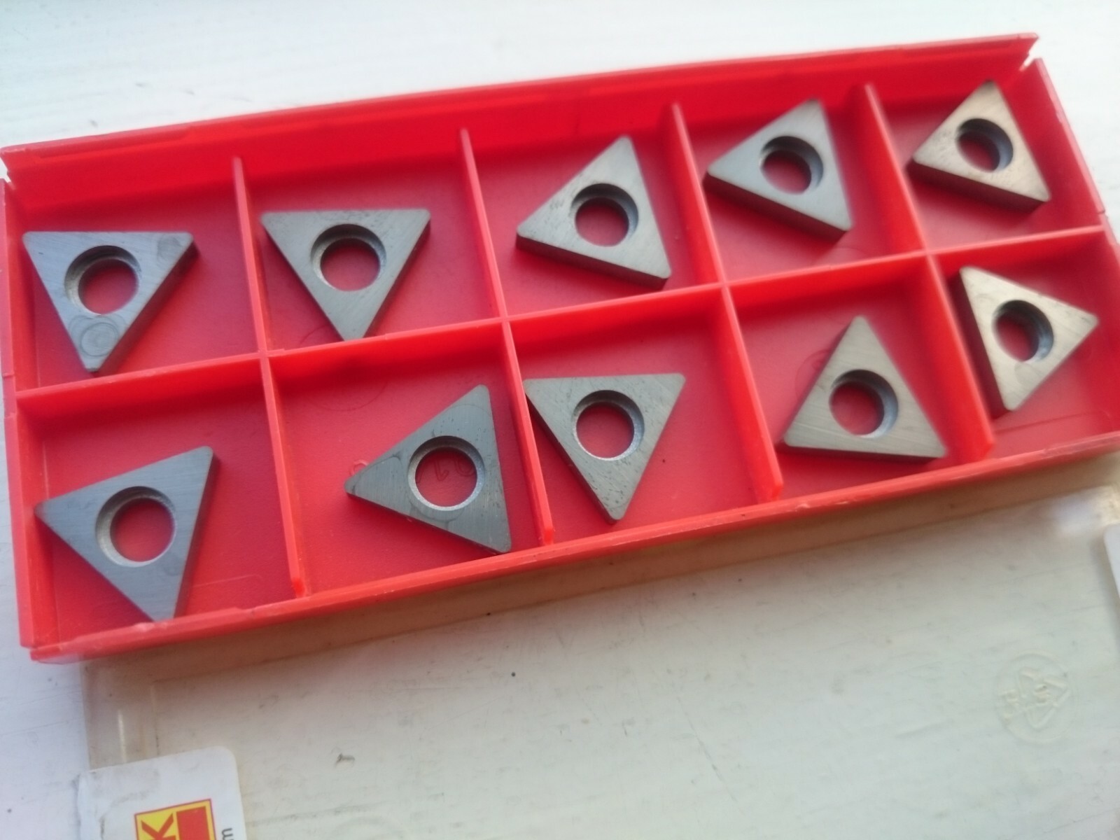 10 Sandvik shims / anvils / seats 5322 320-02 ( duobore corobore 10030996 )