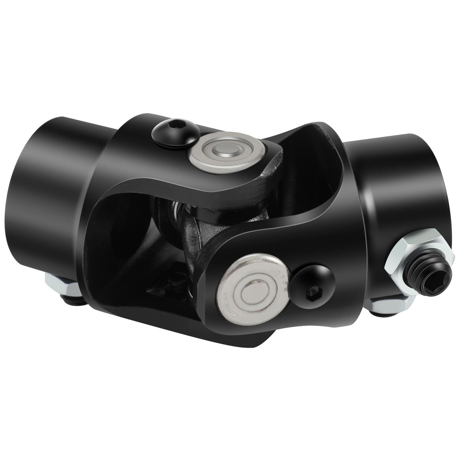 Universal Steering U Joint Ford Triangle X 3/4" DD Black Steel Single U-Joint