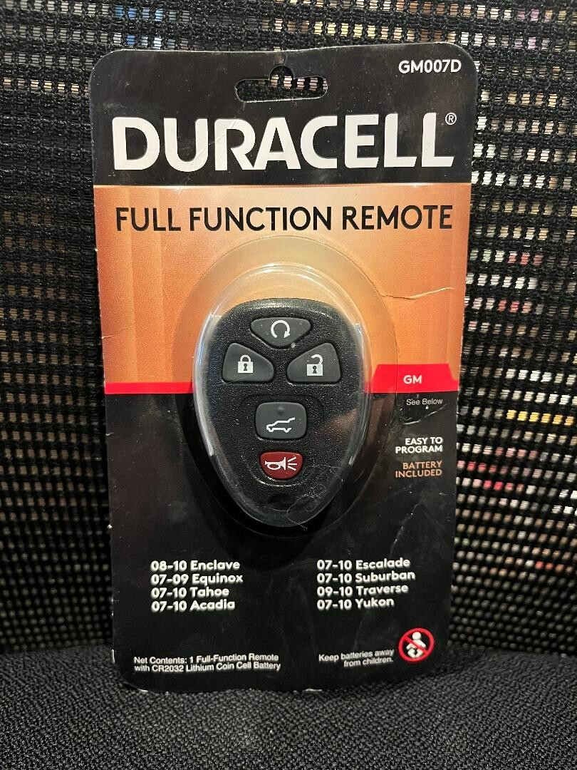 Duracell GM007D Full Function Remote with Battery