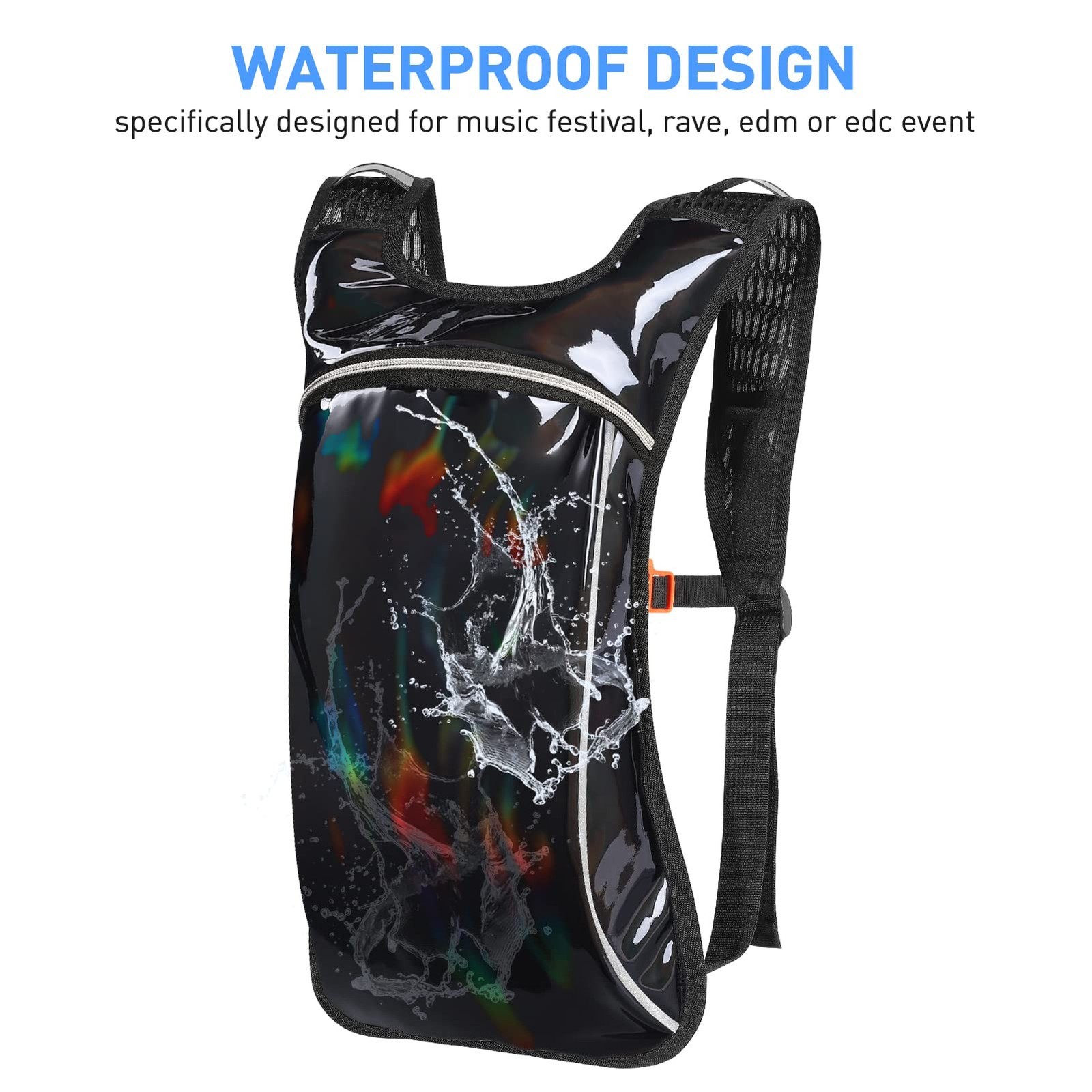 Rave Hydration Pack, Hydration Backpack with 2L Hydration Bladder, ... Fast Ship
