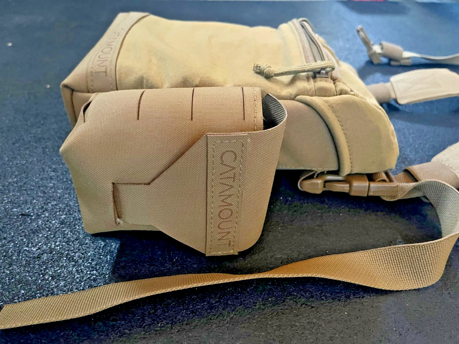 Catamount Bino Harness w/ Rangefinder Pouch - MEDIUM