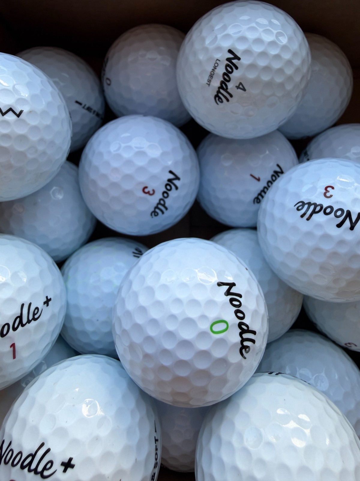 Noodle Soft Feel Distance Used Golf Balls – 5A/4A Great Condition
