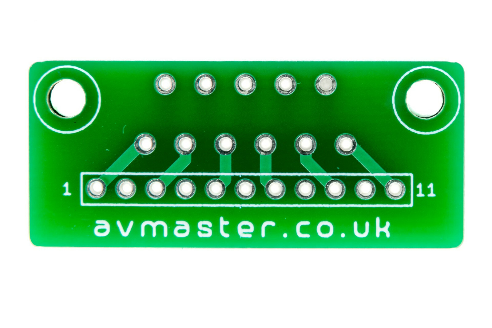 Multiwatt 11 TDA2005 M/R/S Adapter PCB Prototyping Board 2.54mm 0.1" avmaster