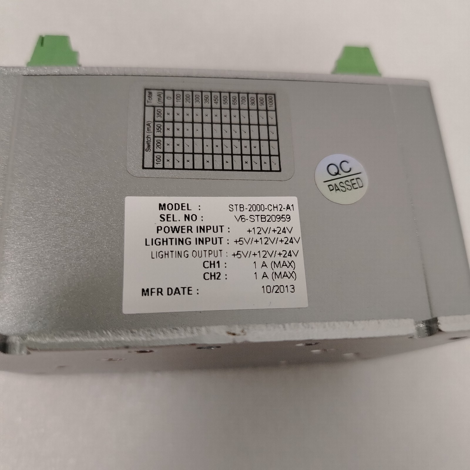 TMS STB-2000-CH2-A1 Lighting Controller Unit