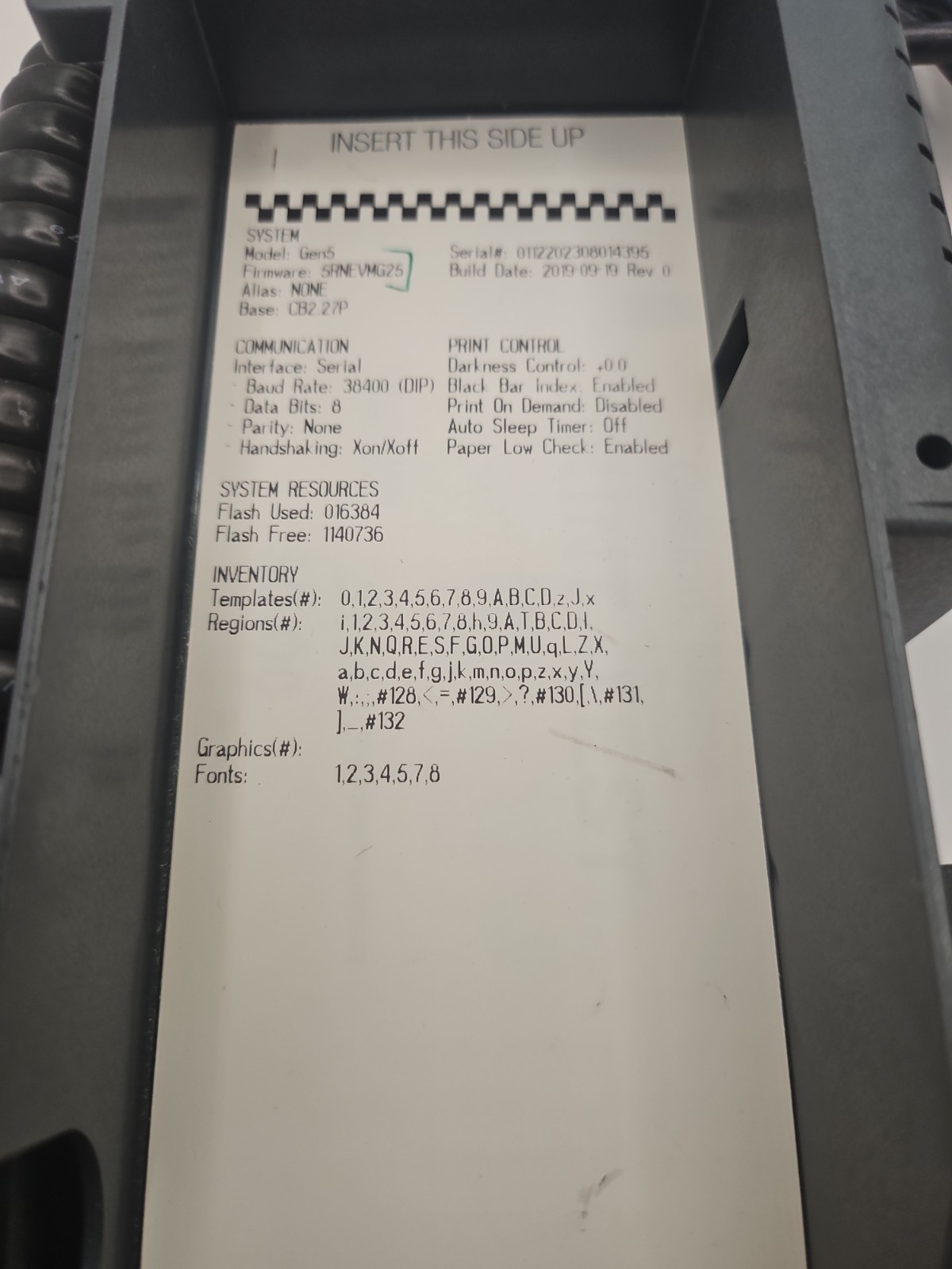 JCM Global Gen5 Ticket Printer