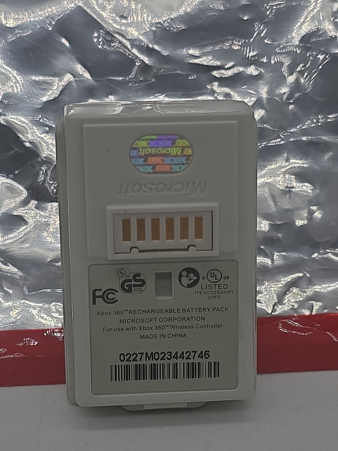Microsoft Xbox 360 White Rechargeable Battery Pack Gamestop
