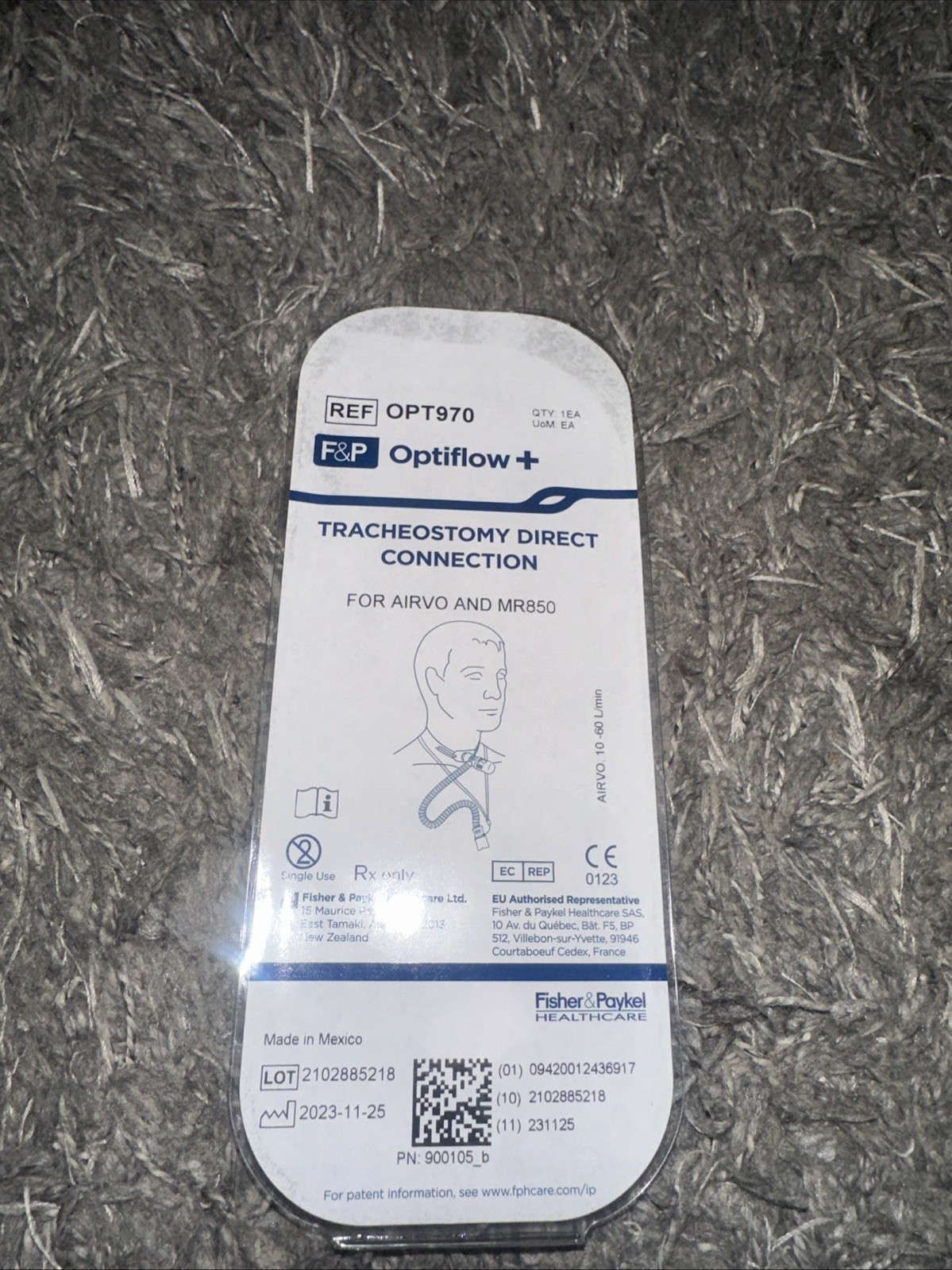 Optiflow Tracheostomy Direct Connector OPT970