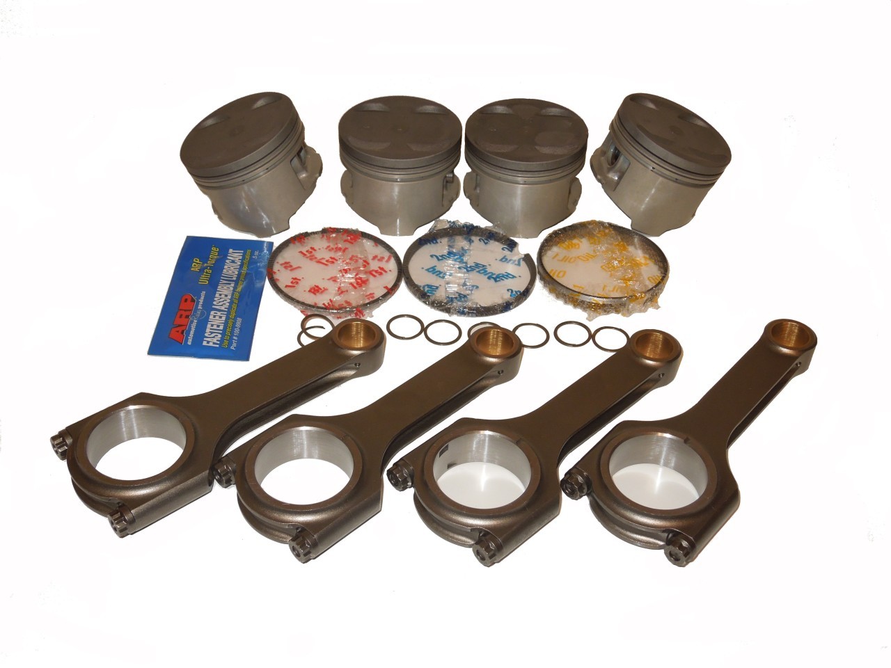 NIPPON RACING JDM TURBO HPNDA B-SERIES PISTONS SCAT RODS B18A B18B LS 82.0MM 040