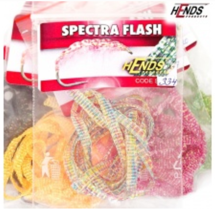 HENDS SPECTRA FLASH Fly Tying Material Woven Shell Back - You Pick Color
