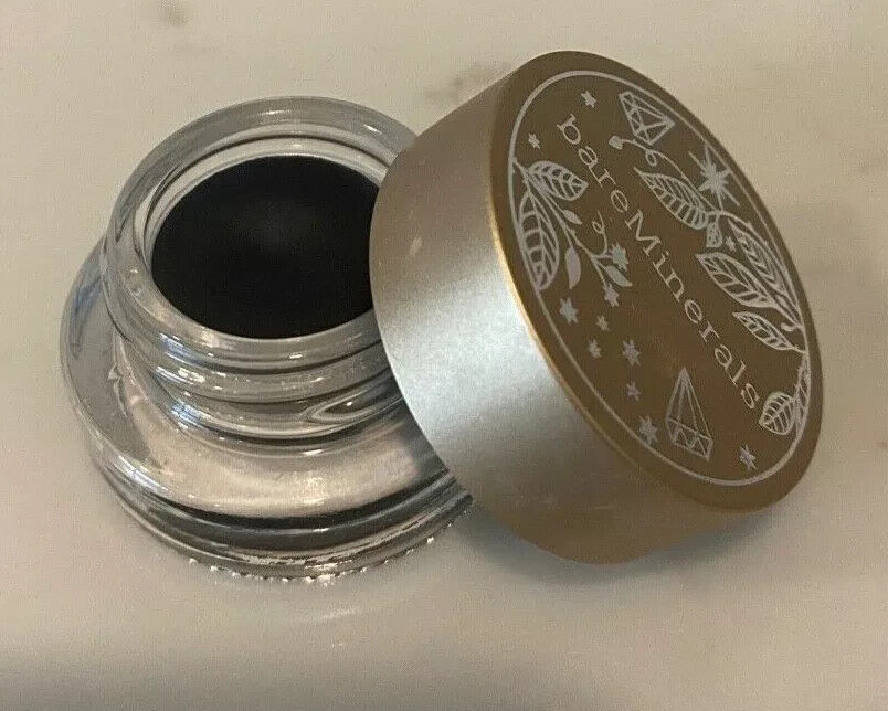 BAREMINERALS BASELINE SILKY CREAM EYELINER RICH BLACK ~ NWOB