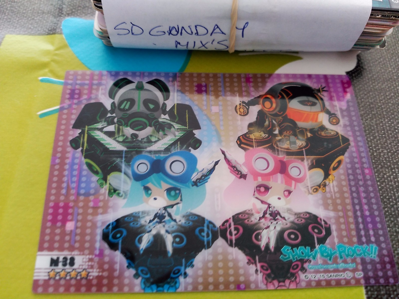 CARDDASS TRADING CARD show by rock sanrio