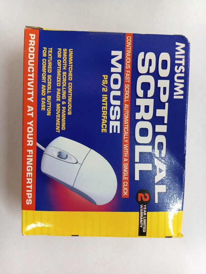 Mitsumi Optical Scroll Mouse PS/2 Interface