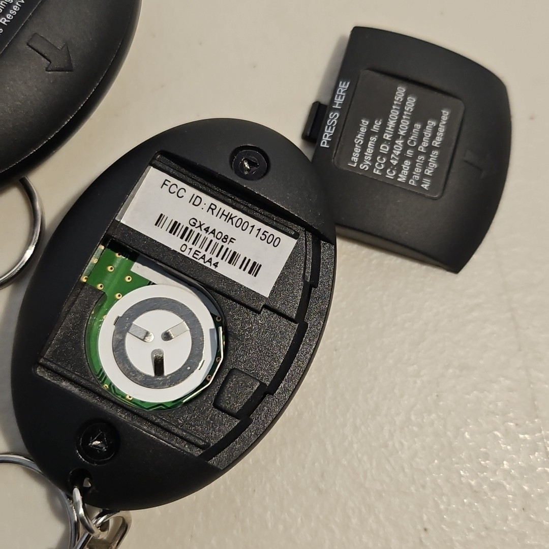 (2) LaserShield Keychain Remote Control - BRAND NEW Model KCR-0011502 -security