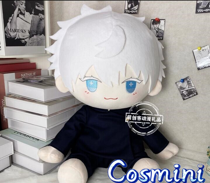 Jujutsu Kaisen Satoru Gojo 40cm Plush Doll Stuffed Dress up Toy Anime
