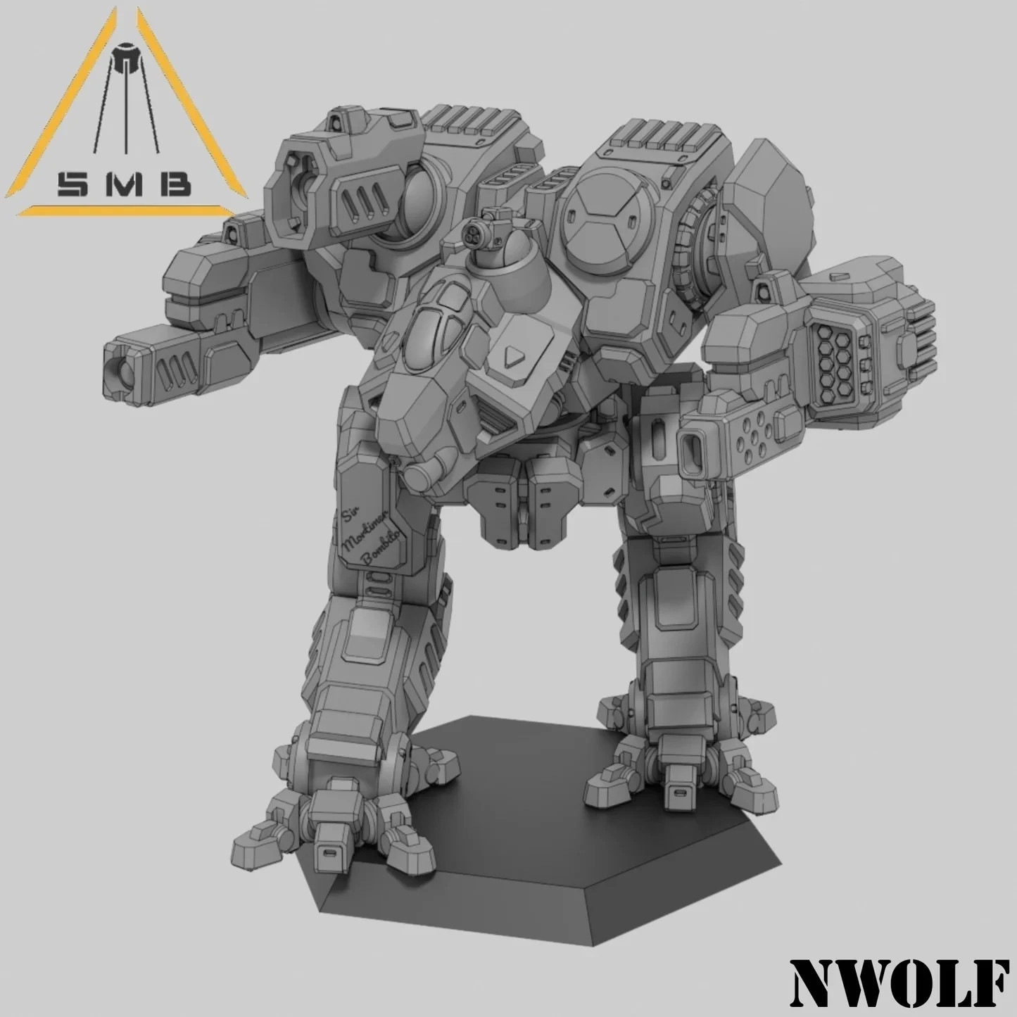 NWolf - Alternate Battletech Model - By Sir Mortimer Bombito
