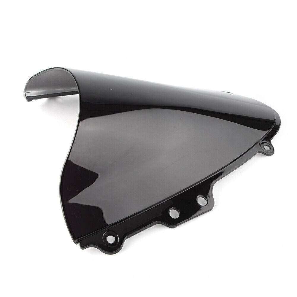 Black Windshield Windscreen Double Bubble For SUZUKI GSXR 600 750 2004 2005 K4