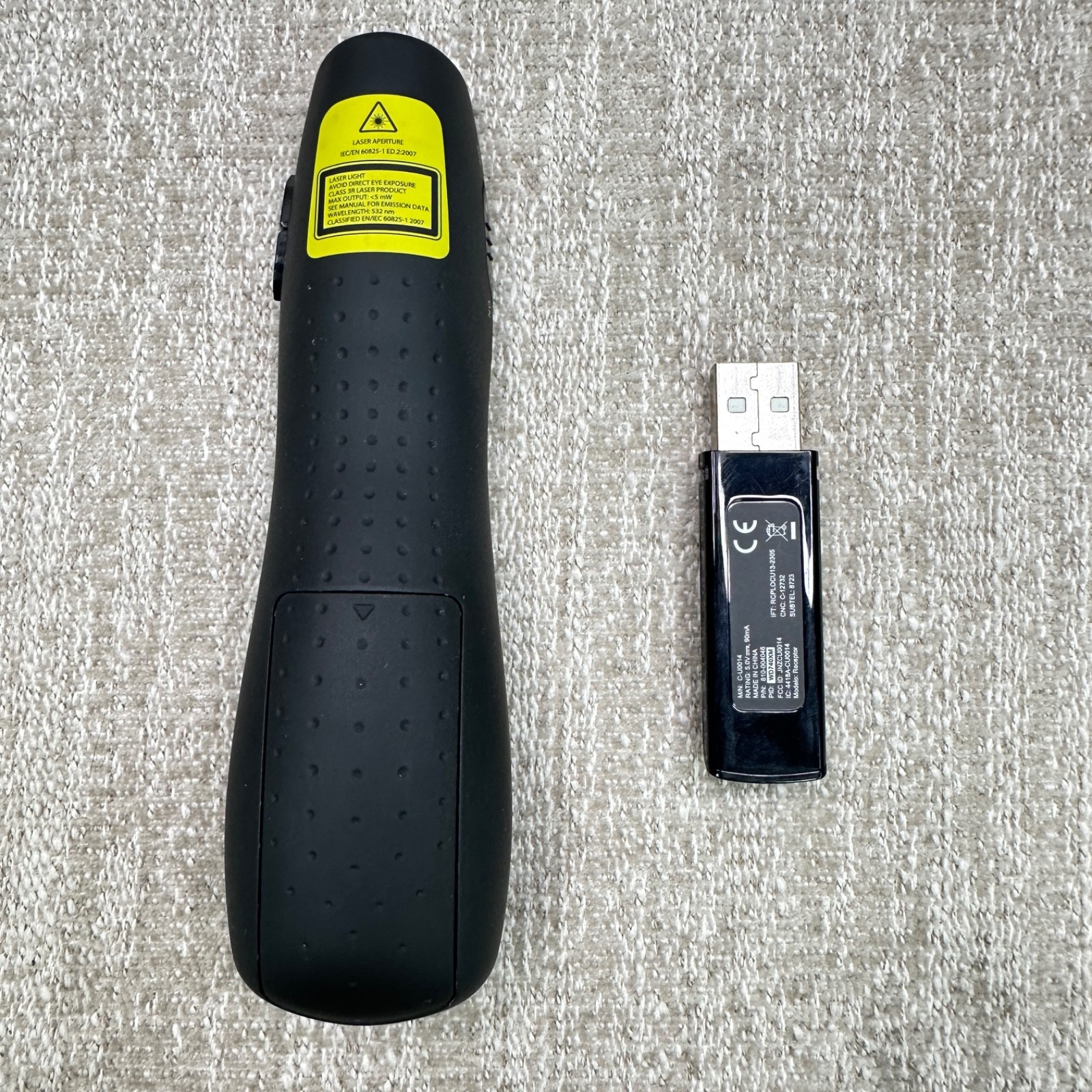 Logitech R800 Laser Pointer Presenter Presentation Clicker Remote Tested Working