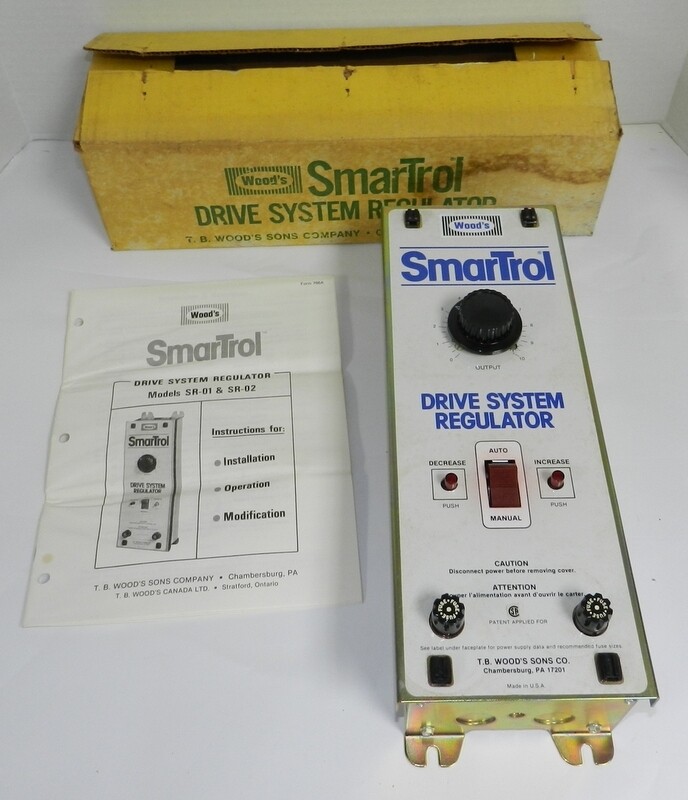 NOS T.B. Wood's SR-02 Smartrol Drive System Regulator