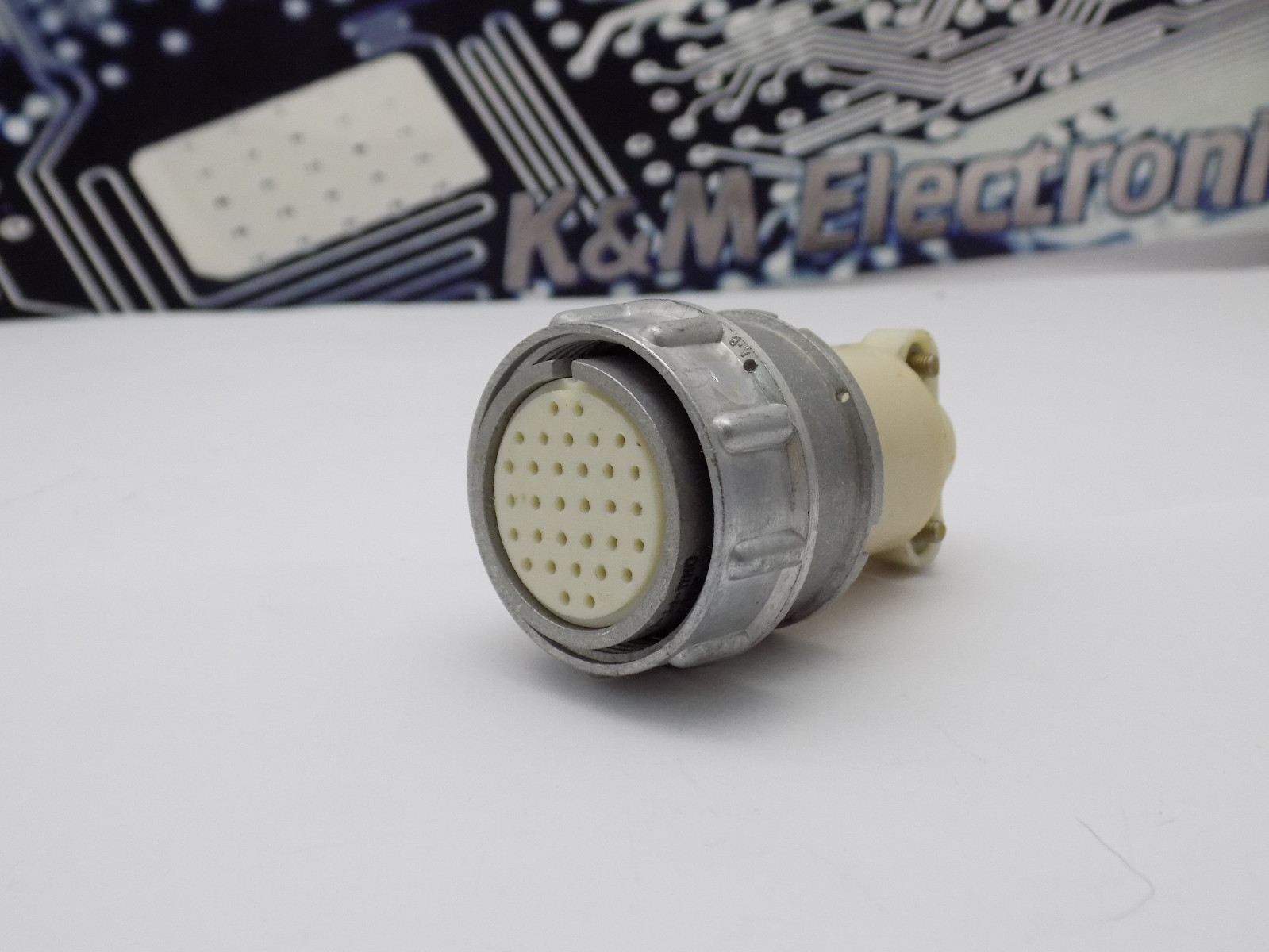 1x 32 Pin Onc-Rg-09-32/30-R12 500v Stationary Circular Thread Connector USSR NOS
