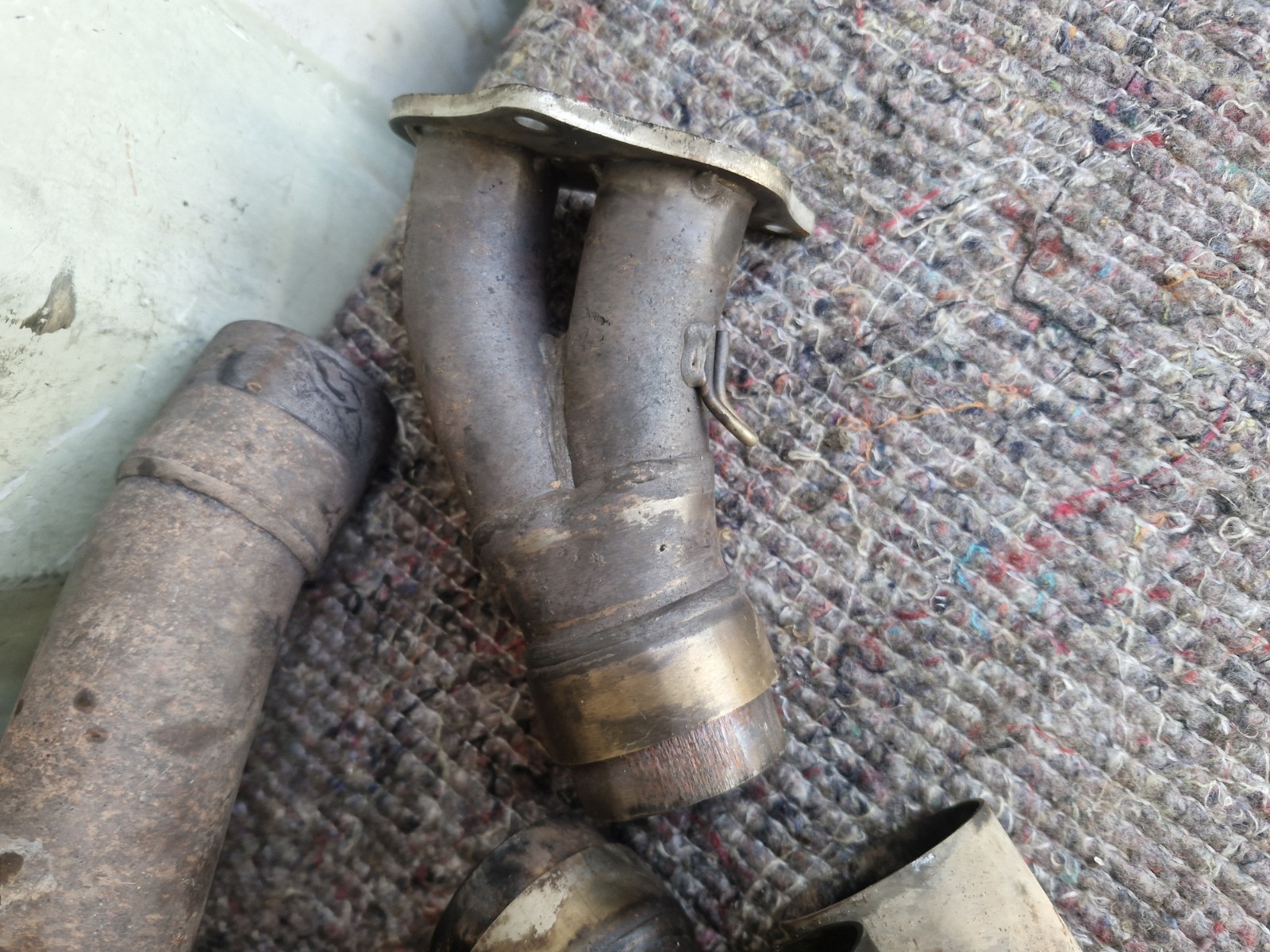 2000 DUCATI 748 EXHAUST HEADERS DOWNPIPES SYSTEM