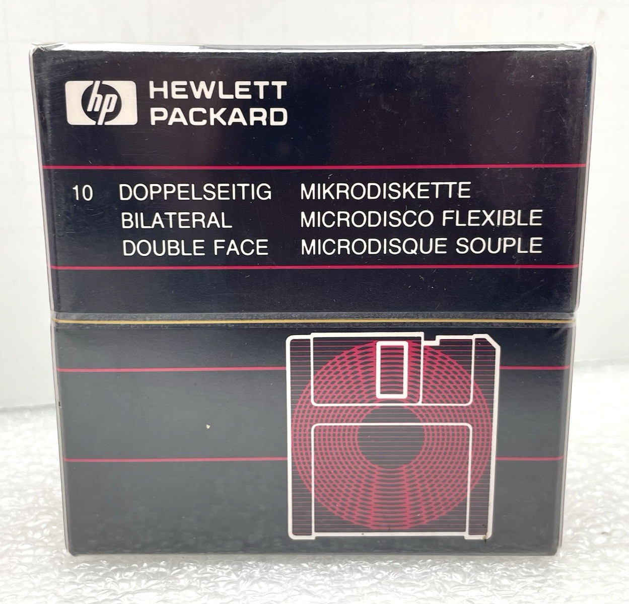 NEW SEALED HEWLETT PACKARD 92192A 3.5" DOUBLE-SIDED MICRO FLEXIBLE DISCS BOX 10