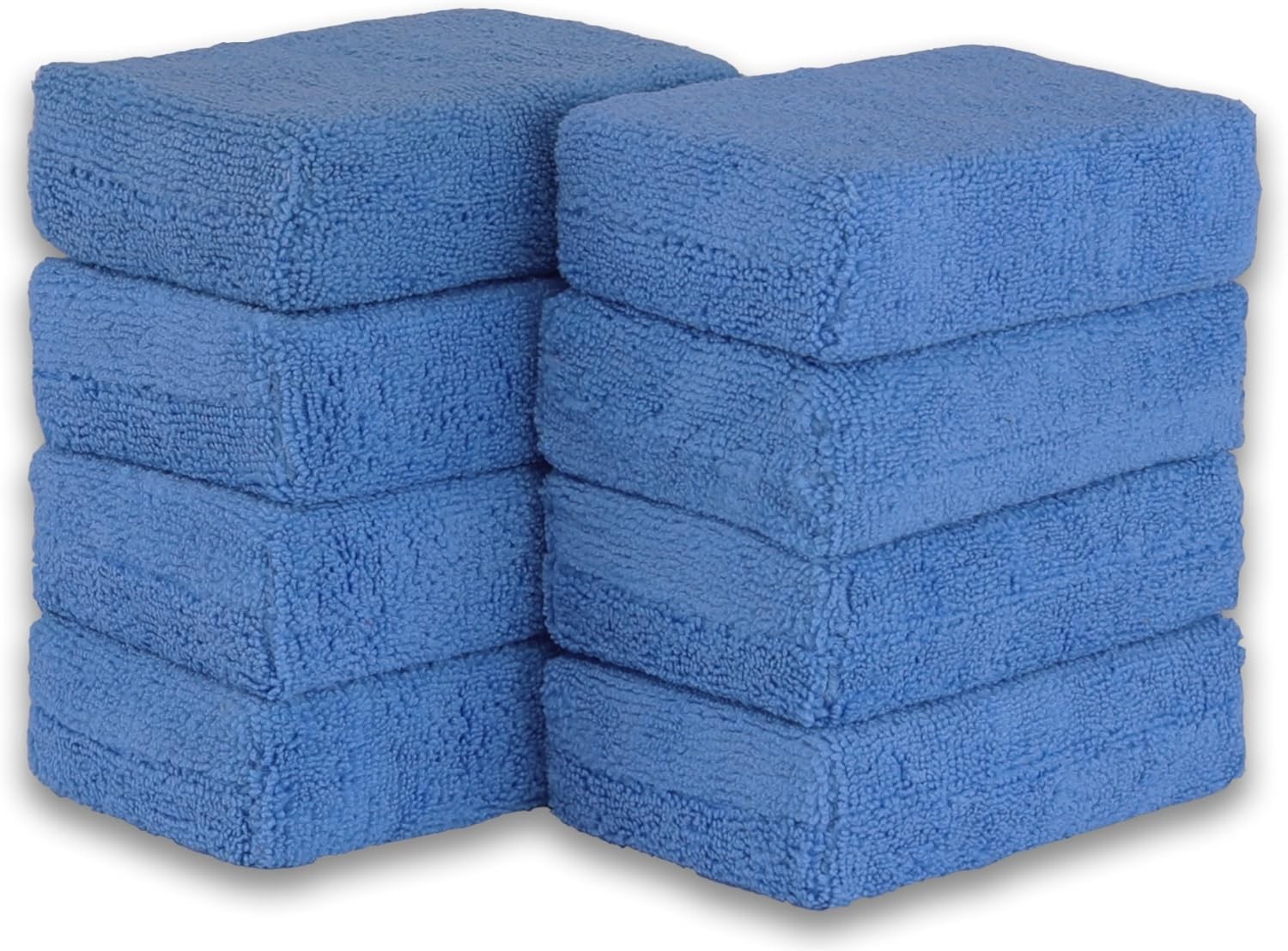 Microfiber Ultra-Soft Applicator Foam, Blue, 8-Pack