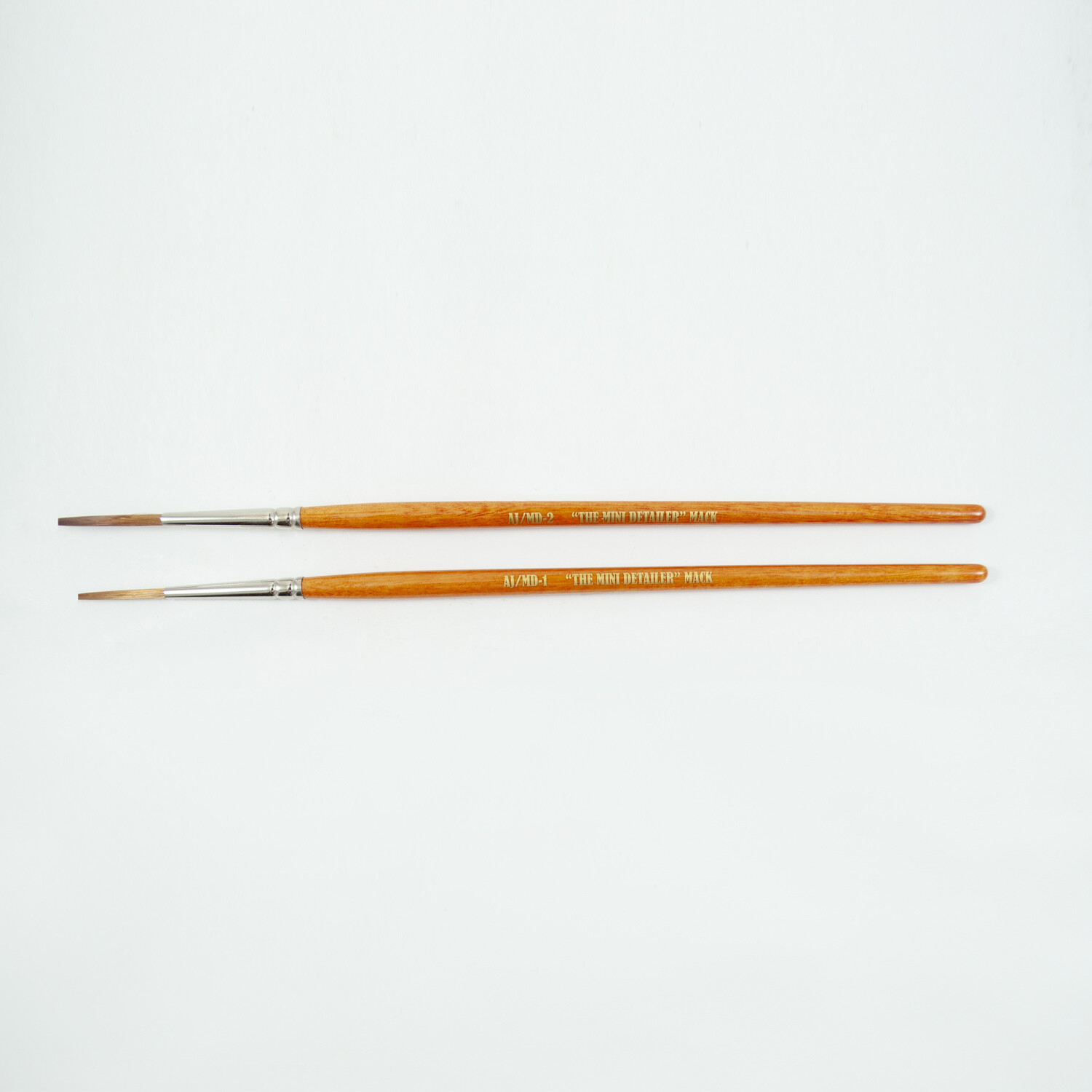Andrew Mack Alan Johnson Mini Detailer Pinstriping Brush Size #1, #2 OR Set of 2