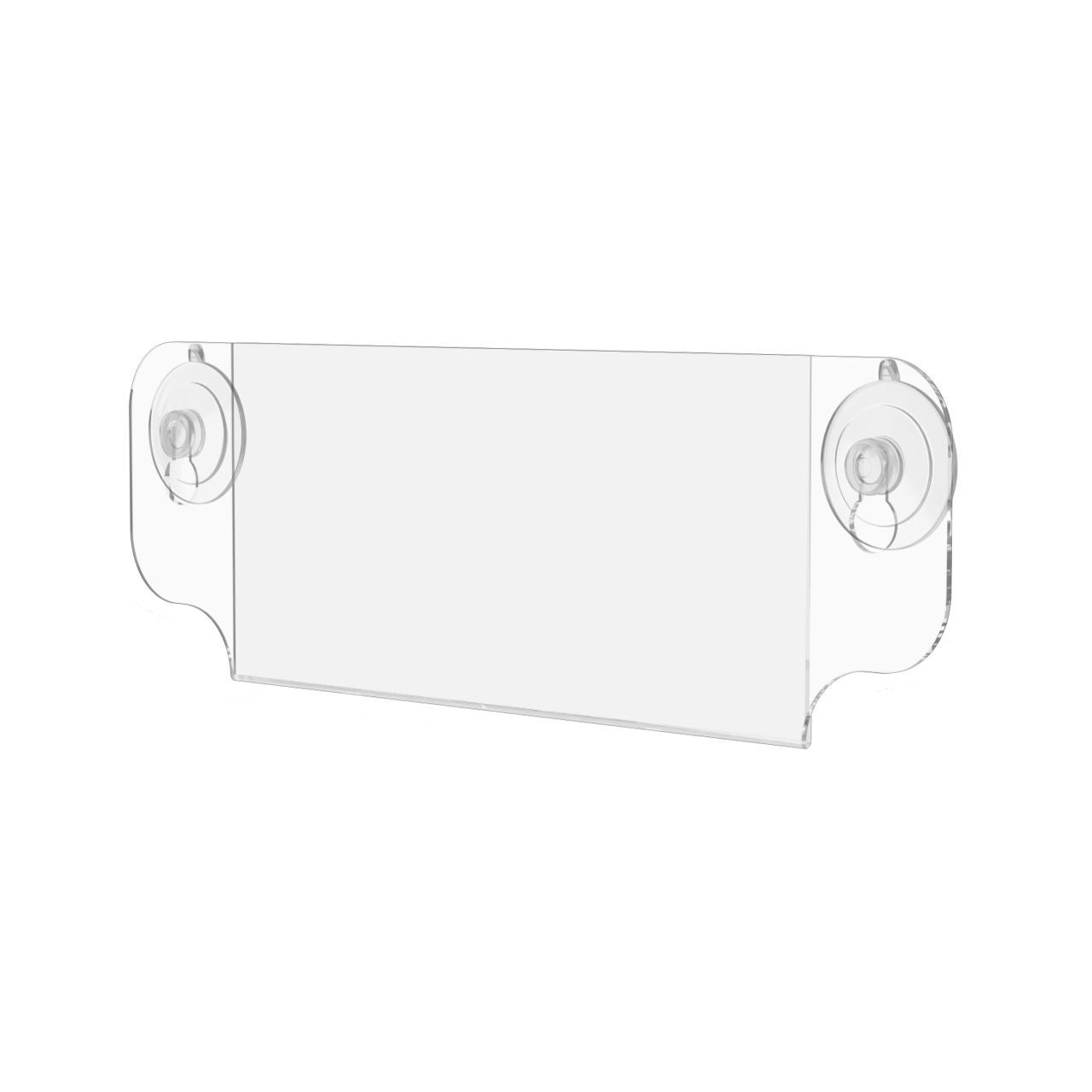 2 Pack 9"W x 4"H Window Sign Holder Double Sided with Suction Cups