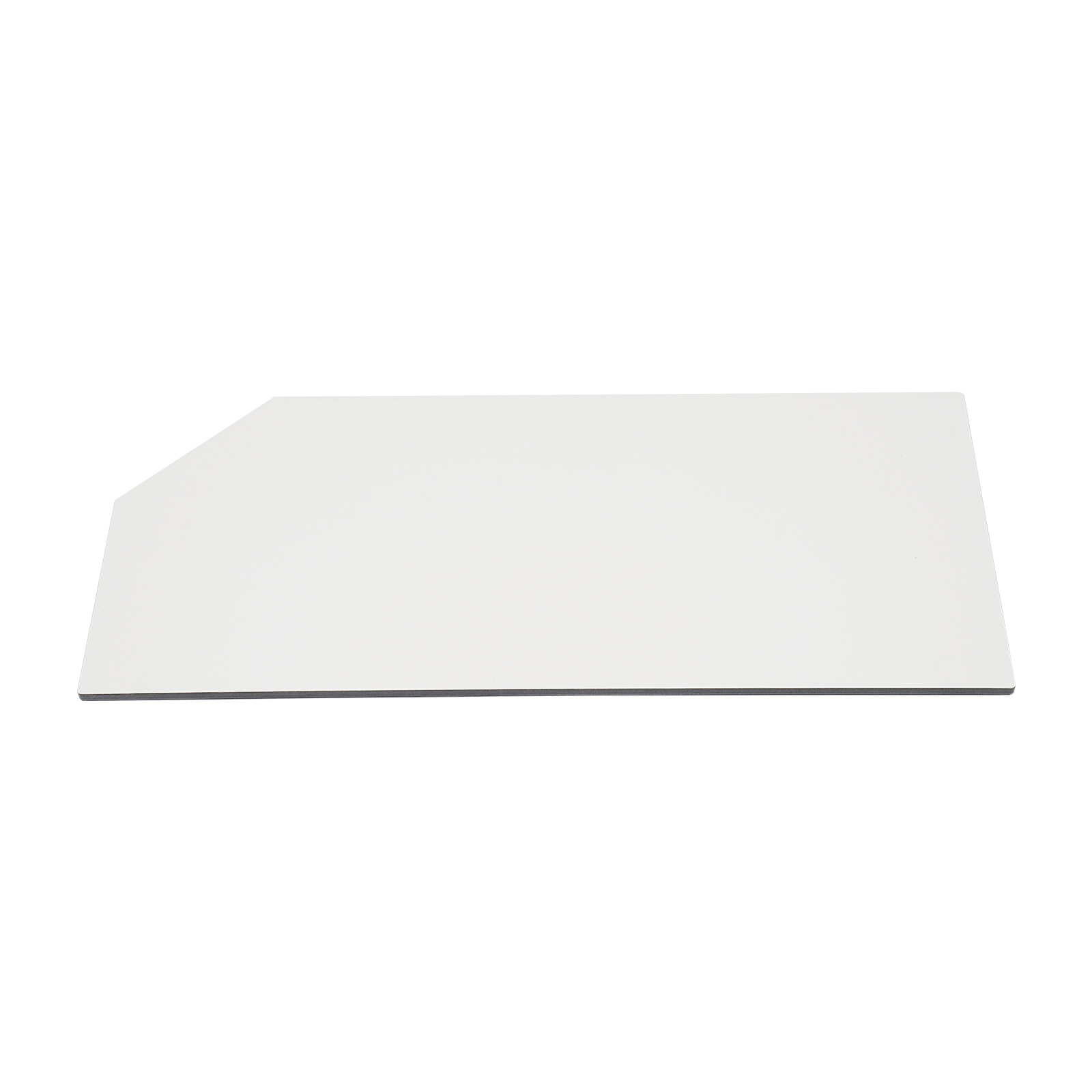 Wall-Mounted Urinal Partition Panel with Bevel Angle for Privacy